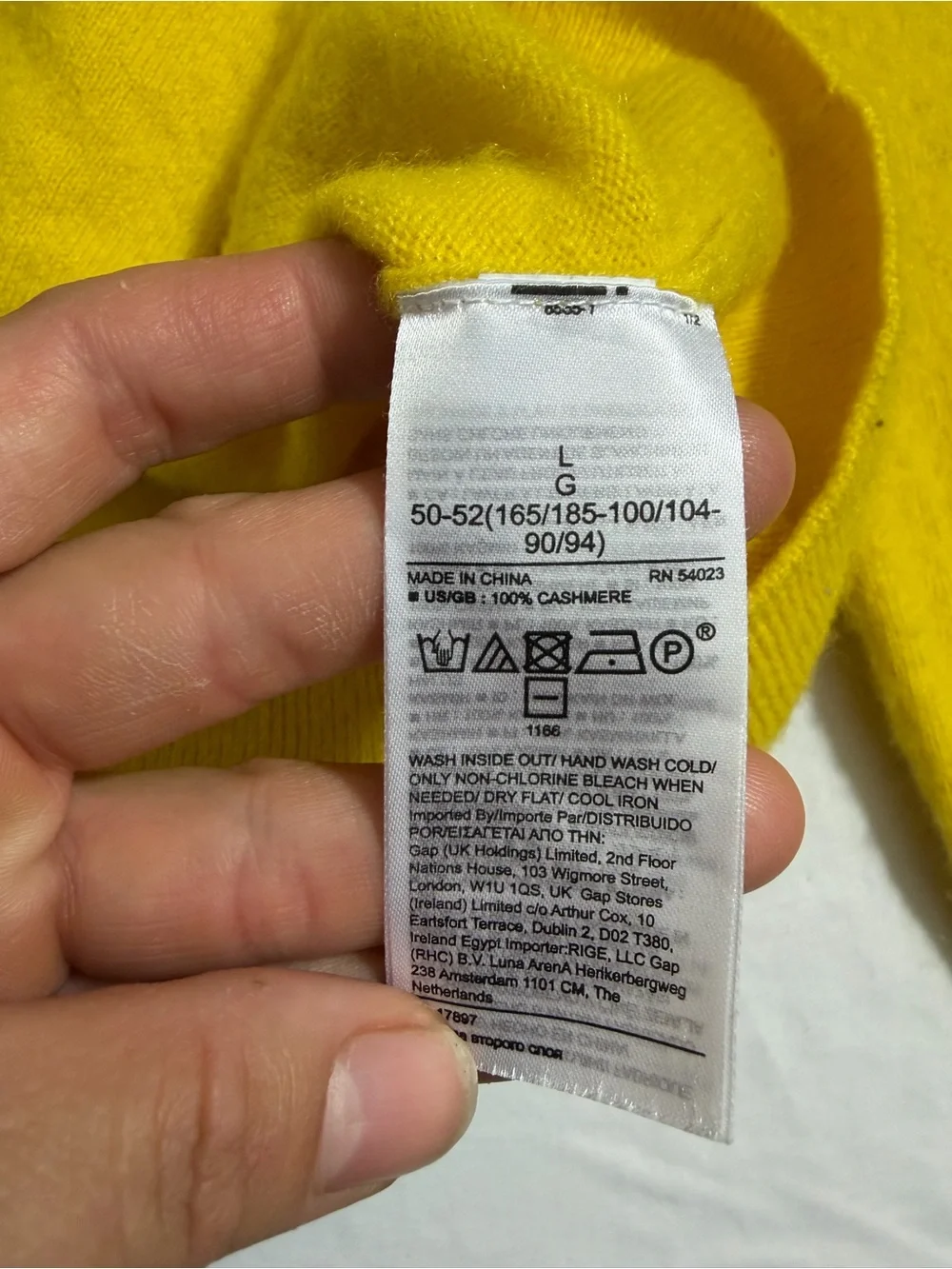 Banana Republic Sunny Yellow Men's Hooded Pullover